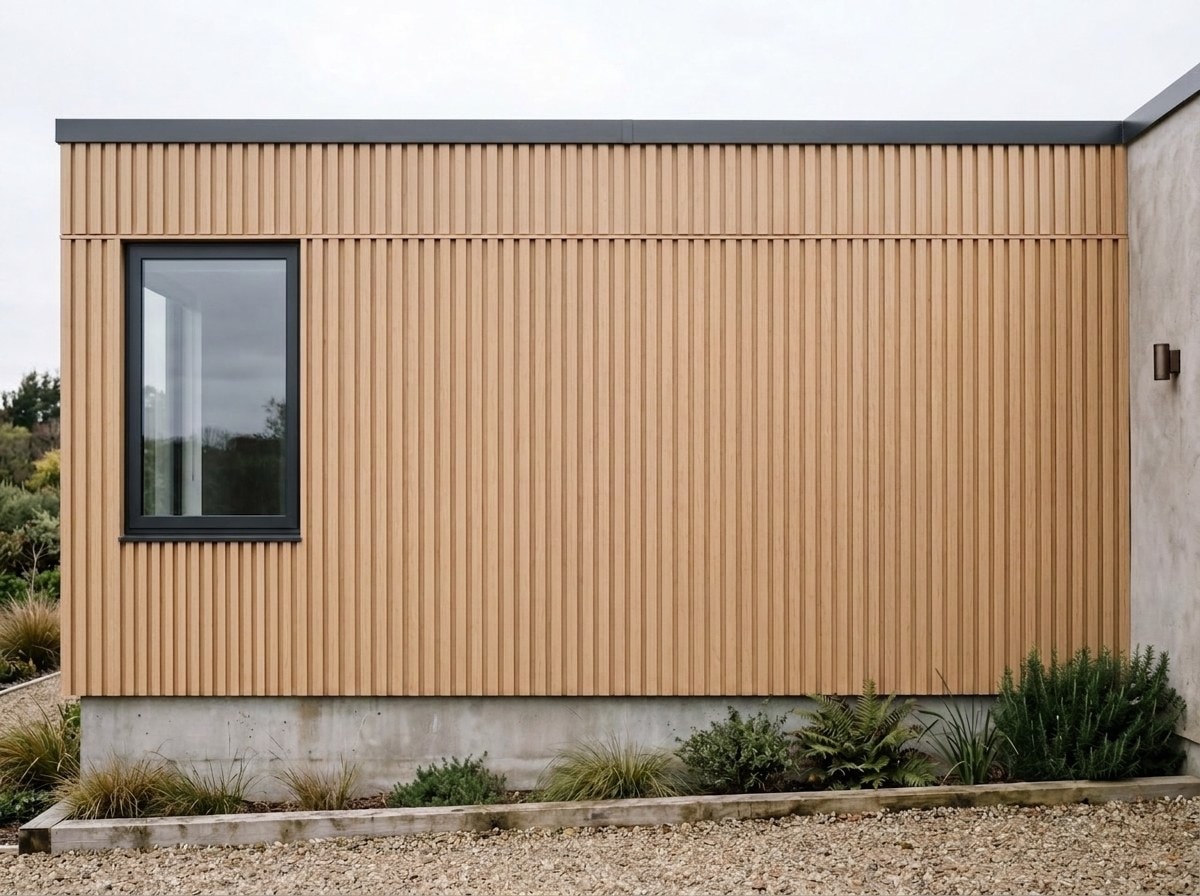 Fachada — Madera clara