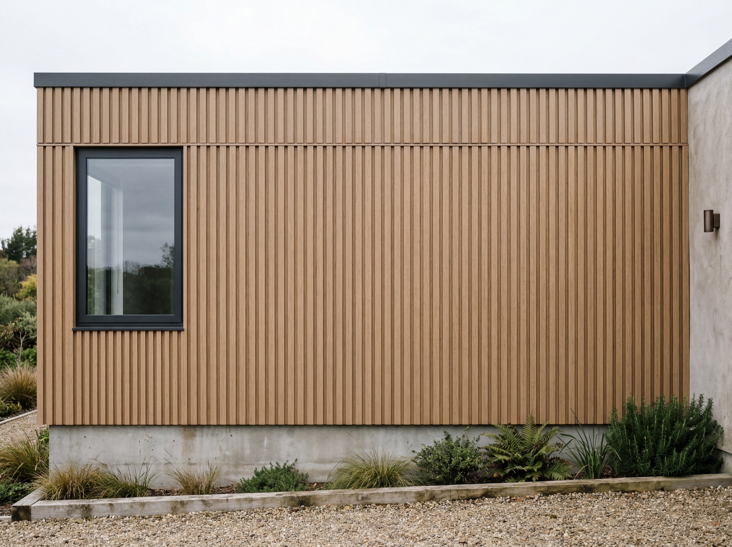 Fachada — Roble natural
